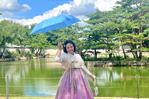 Séance photo au palais Gyeongbokgung avec votre propre téléphone