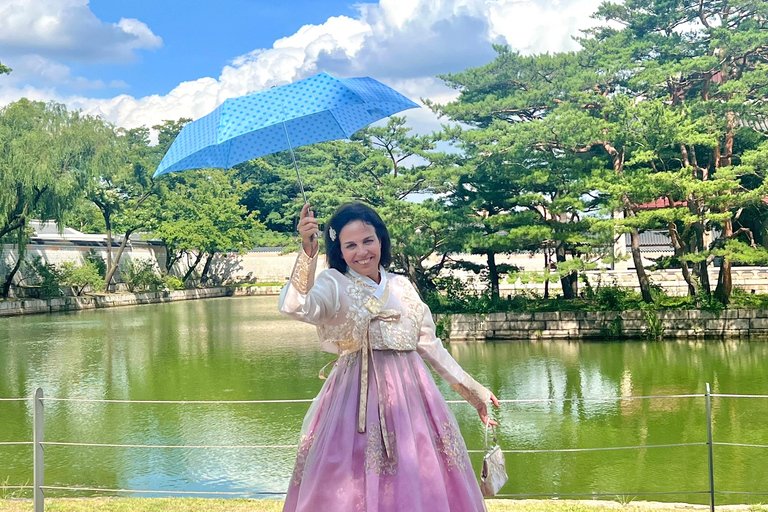 Séance photo au palais Gyeongbokgung avec votre propre téléphone