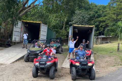 St Kitts:Side by Side Sightseeing Safari and Beach