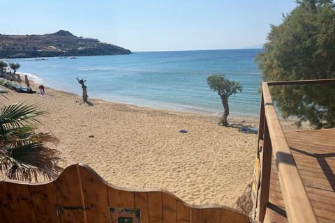 Mykonos: Beach Escape with Sunbeds and Optional Food