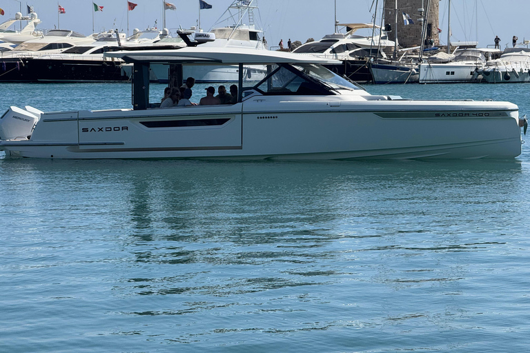 Rhodes: Private Yacht Cruise to Lindos with Meze & Drinks