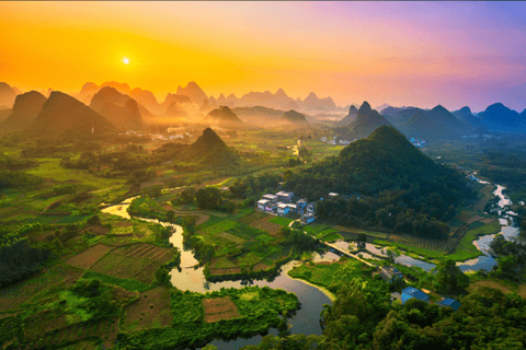 Guilin: Xingping&Yangshuo, Boat Ride, Cycling and Show Tour