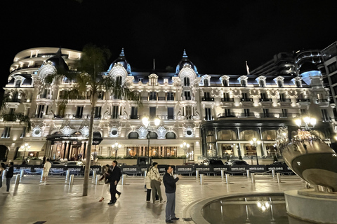 Monaco : visite nocturne privée avec le village d&#039;Eze et le casino