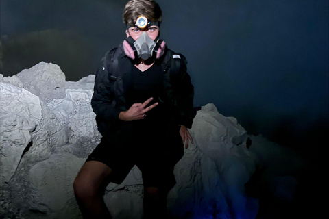 Banyuwangi : Escursione al Monte Ijen, Fuoco Blu e Lago Panoramico Guidati