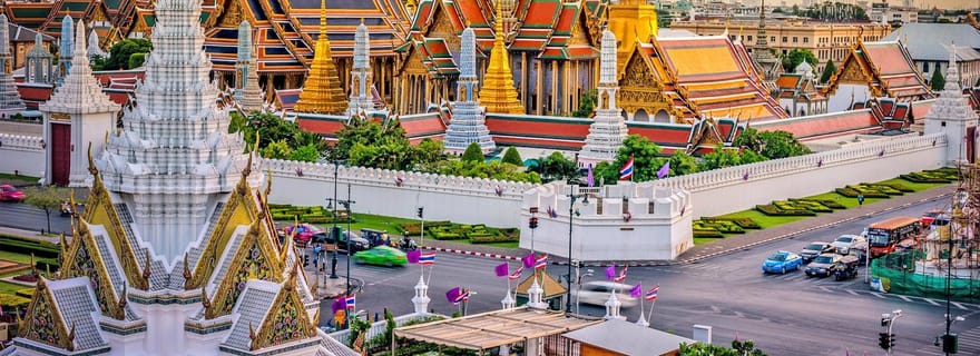 Bangkok: Tour guiado pelo Grande Palácio, Wat Pho e Wat Arun