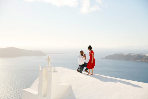 Proposal Photographer in Santorini2 Hours + 60 Photos at 2-3 Locations