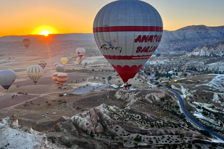 Zonsopgang ballonvaart in Cappadocië met champagneComfort vlucht