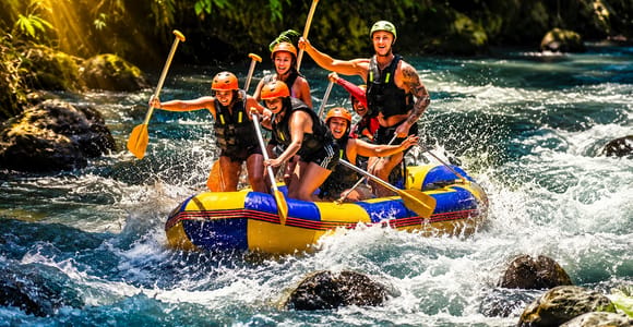 Ubud: Water Rafting with Lunch, Swing & Cretya by Alas Harum