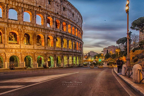 Rome by Night: Enchanting Golf Cart Tour with Wine, Cocktails, and History