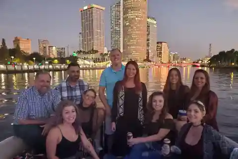 Downtown Tampa Private Evening Cruise for up to 12ppl