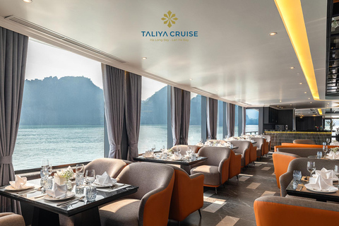 Ha Long & Lan Ha Bay Luxury Yacht: Dark Cave, Kayak, Sunset Private Car Transfer & Private Tour Guide & Shared Boat