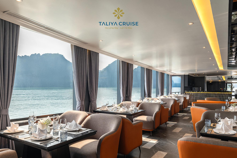 Ha Long & Lan Ha Bay Luxury Yacht: Dark Cave, Kayak, Sunset Private Car Transfer & Private Tour Guide & Shared Boat
