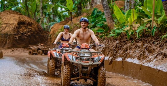Bali: Family-Friendly Jungle ATV Tour with River Crossings