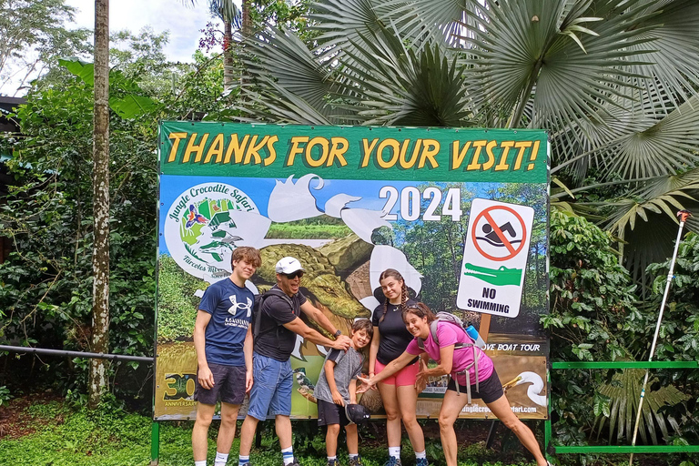 RIO TARCOLES: SAFÁRI DE CROCODILOS NA SELVA E PASSEIO DE OBSERVAÇÃO DE PÁSSAROS