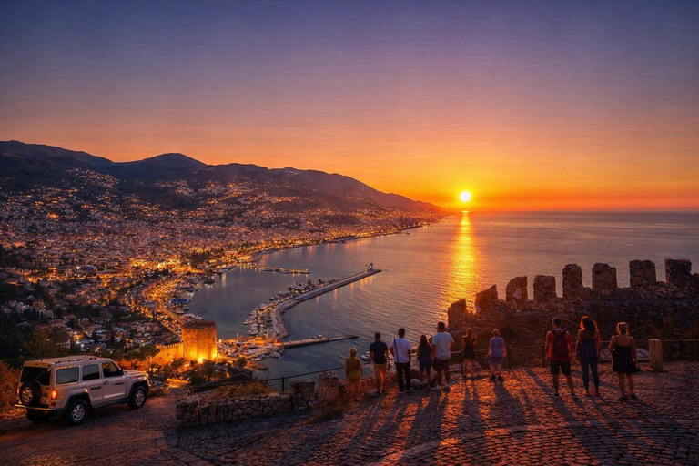 Alanya: Cleopatra Beach Sunset and Dinner Tour