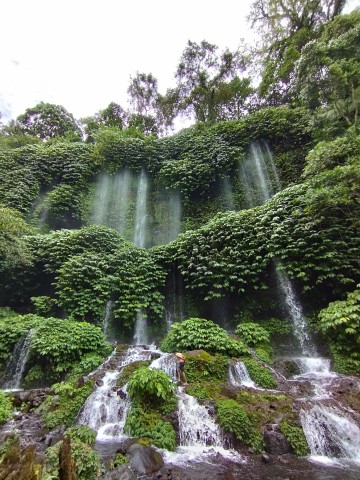 Visit Waterfall treking view in Lombok