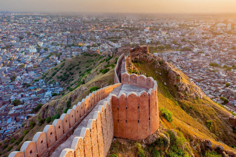 Jaipur: Amber fort hawa Mahal en jantar mantar tour