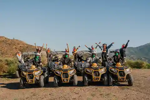 Málaga : Excursion de 2 heures en quad biplace à Mijas