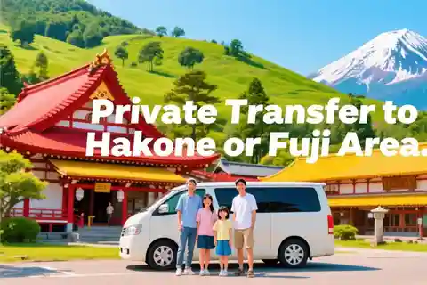 Tokyo: Private One-Way Transfers to/from Hakone or Mt.Fuji