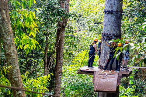 Phuket: Flying Hanuman Zipline Adventure SD4: Epic Adventure with Elephant Jungle