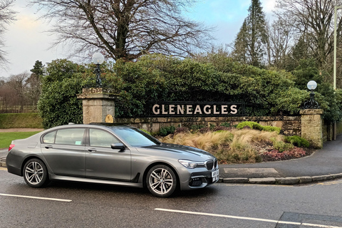 Edimburgo: Aluguel de carro de luxo e motorista com quilometragem ilimitada