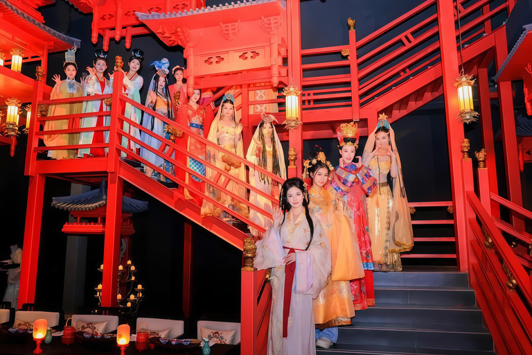 Guangzhou: Silk Road Show with Dinner & Costume Rental SVIP Seat Only Meal