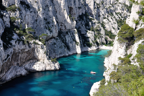 Vanuit Marseille: Iconische rondvaart door de Calanques met snorkelenMiddag rondvaart: Vertrek Vieux-Port