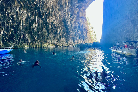 Vlorë: Sazan Island, Haxhi Ali Cave, and Karaburun Boat Tour