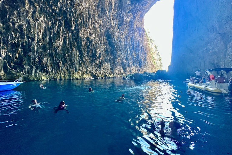 Vlorë: Sazan Island, Haxhi Ali Cave, and Karaburun Boat Tour