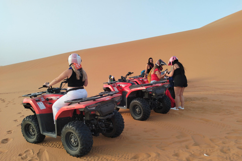 From Marrakech 3 Days Desert Merzouga with Camel & Quad bike Shared Tour Deluxe Tent Option with camel ride & quad bike