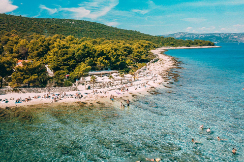 Split: Blue Lagoon, scheepswrak en Šolta met eten en drinken