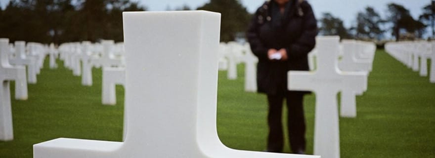 Depuis Paris : excursion d'une journée aux plages du débarquement en Normandie avec déjeuner