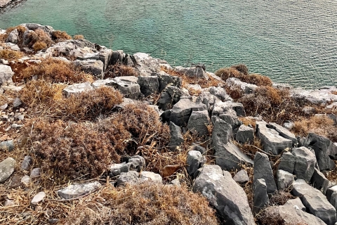Rodos: plaża Glystra do Ipseni z przewodnikiem z pływaniemPunkt spotkania