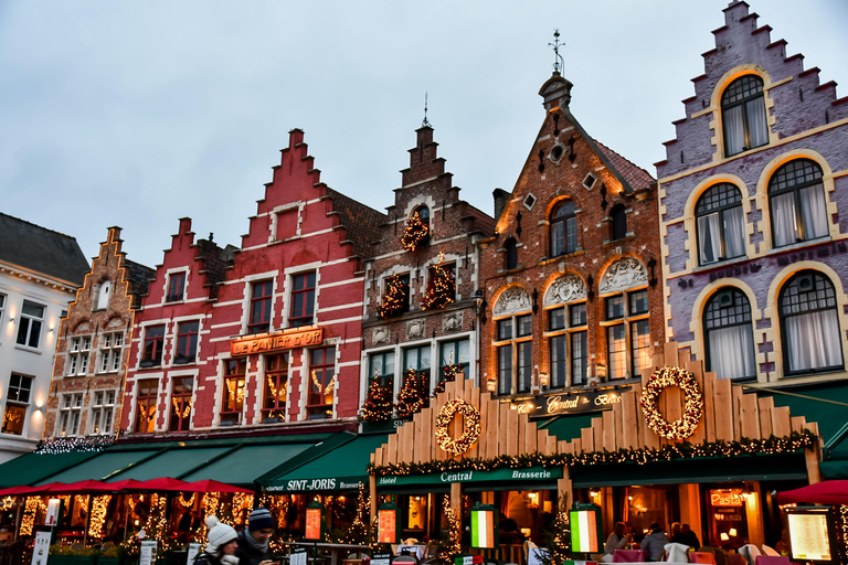 Private Bruges Christmas Tour from Paris Choco|Beer TestingMinivan Premium (1-6 Guests)