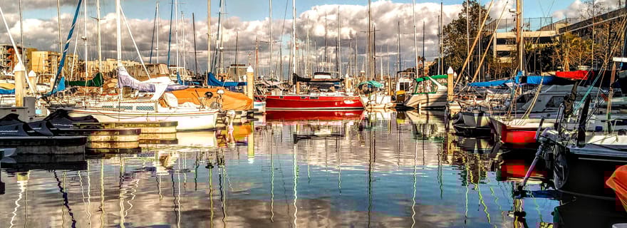 Marina del Rey : croisière en bateau avec vin, charcuterie et musique