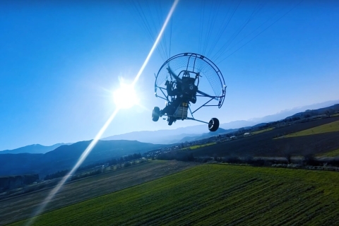 Corfu: Tandem Paragliding Flight Above Ionian Sea Paragliding Flight above the Ionian Sea