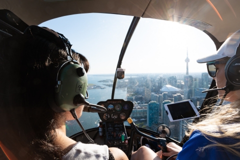 Toronto : visite touristique de la ville en hélicoptèreVol en hélicoptère de 14 min