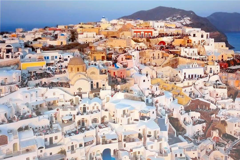 Elounda: passeio de helicóptero para Santorini, Atenas ou MykonosPara Mykonos