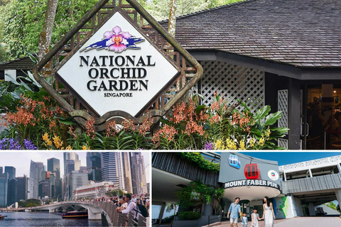 Half Day Sightseeing Guided Tour with National Orchid Garden