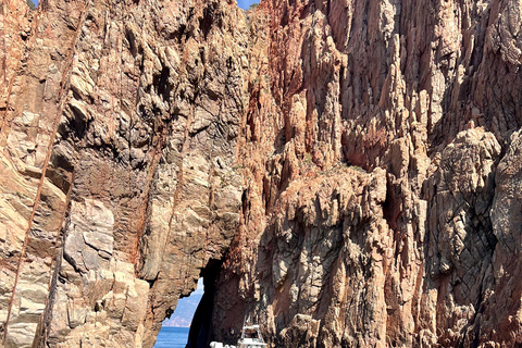 Desde Sagone/Cargèse: Tour en barco por Scandola, Piana y GirolataDesde Cargèse: Scandola Girolata Calanques Piana