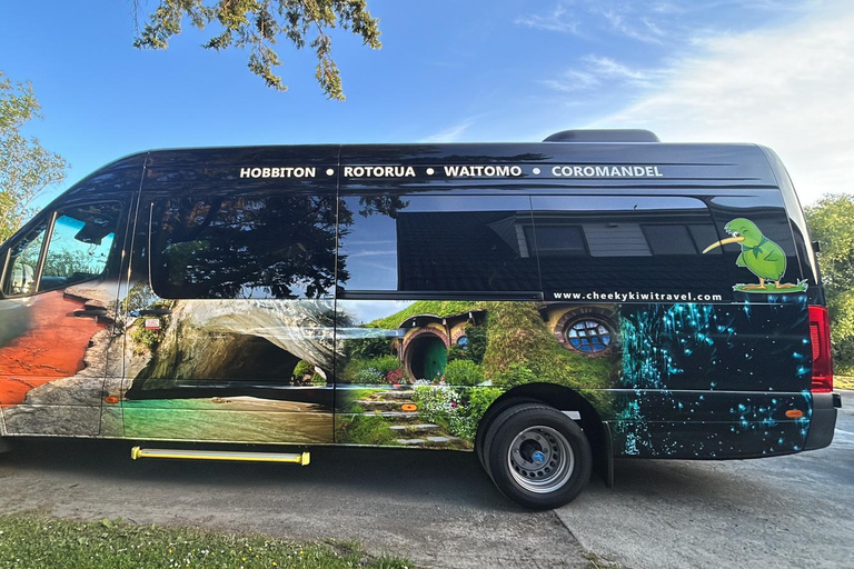 Auckland: Rotorua Highlights inc Wai-O-Tapu & Optional extra Wai O Tapu & Te Puia Guided Tour
