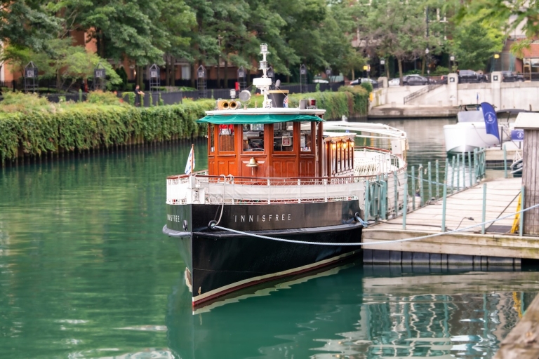 Chicago River: Historische Kleinboot Architektur Fluss Tour