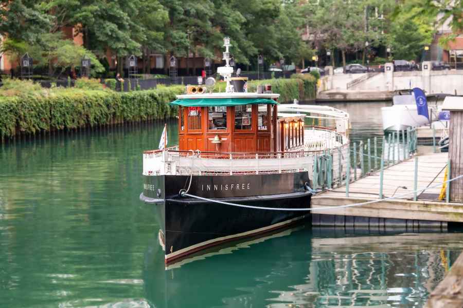 Chicago River: Historische Kleinboot Architektur Fluss Tour. Foto: GetYourGuide