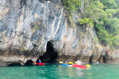 Ko Lanta: Mangrove kajakken, Ko Talabeng, & Schedeleiland