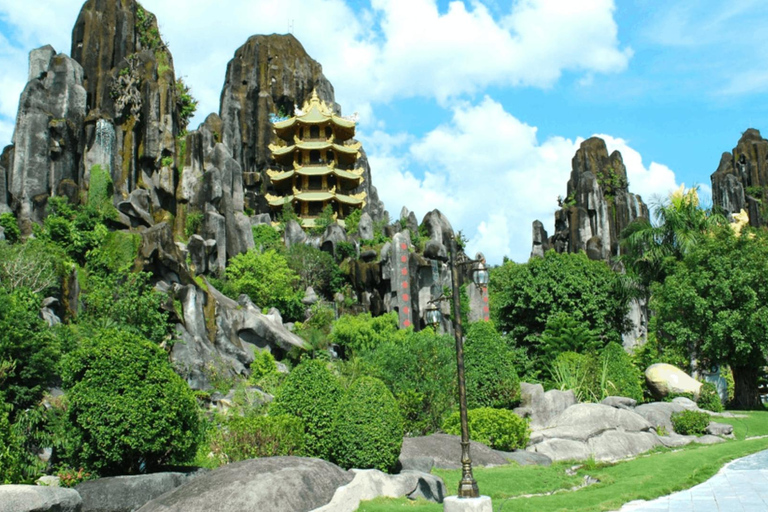 Lady Buddha, Marble Mountains and Am Phu Cave in Da Nang Private Tour & Private transfer & Private Guide