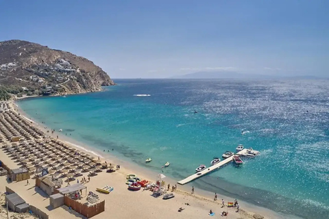 Mykonos: Ucieczka na plażę i czas wolny na Starym Mieście