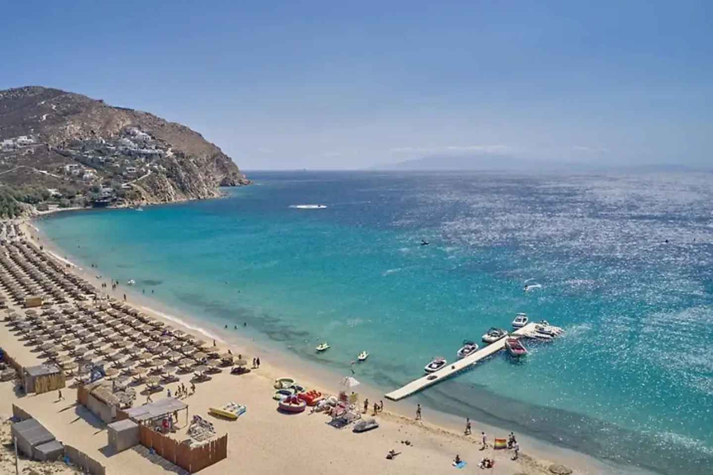 Mykonos: Escapada a la playa y tiempo libre en la ciudad de Mykonos