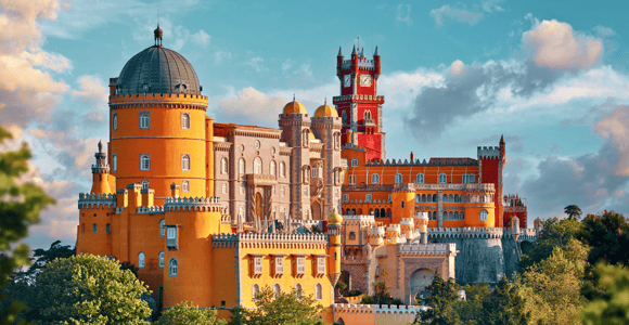 Von Lissabon: Sintra, Pena, Regaleira, Cabo da Roca und Cascais