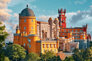 From Lisbon: Sintra, Pena, Regaleira, Cabo da Roca & Cascais