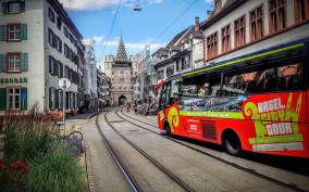 Basel: 2h-Sightseeing Bus / Citytour in 8 Languages